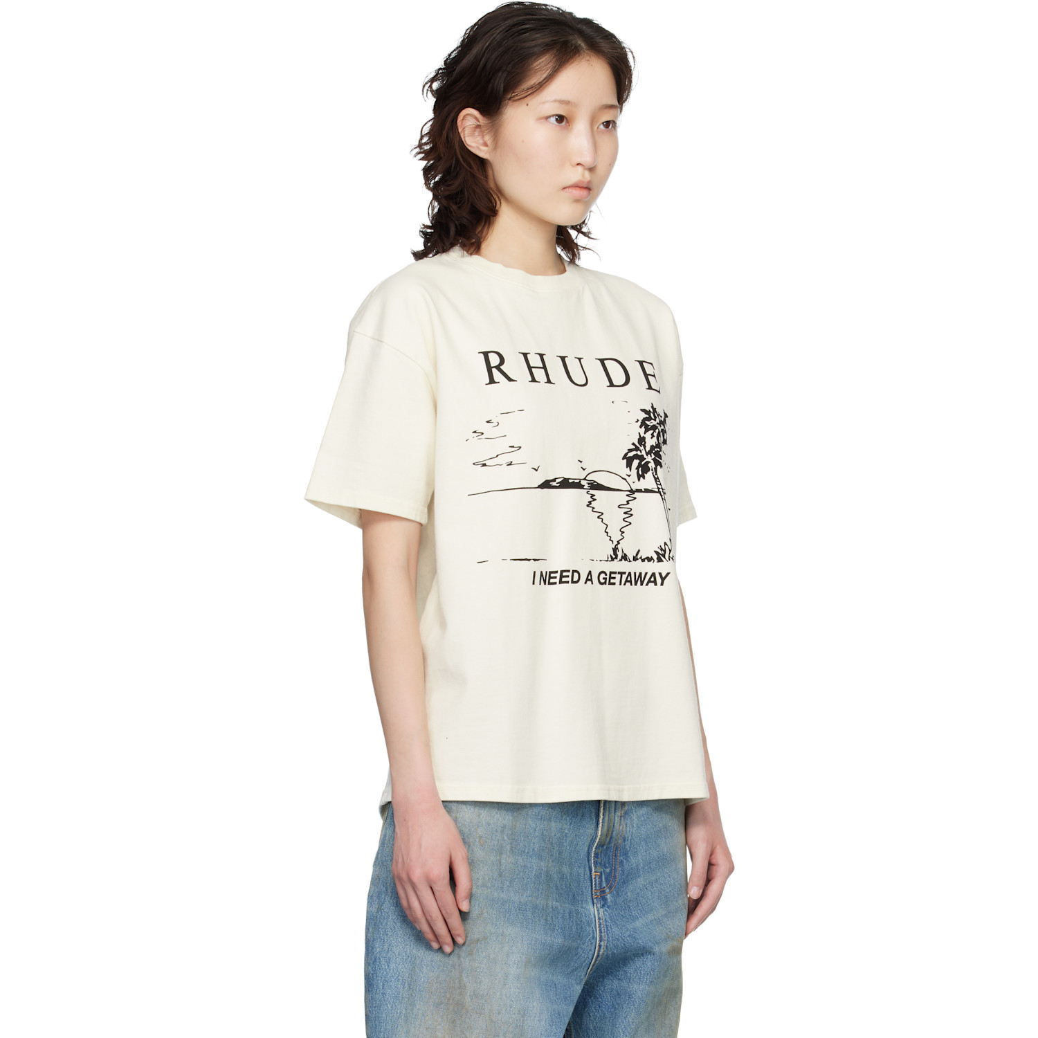  Rhude Off-white 'i Need A Getaway' T-shirt 