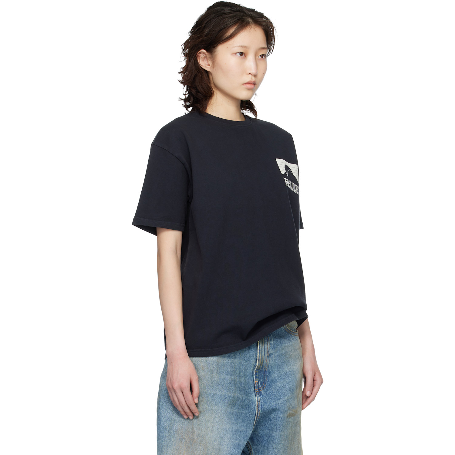  Rhude Black Moonlight Pack T-shirt 