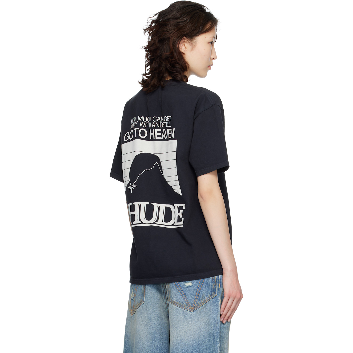  Rhude Black Moonlight Pack T-shirt 