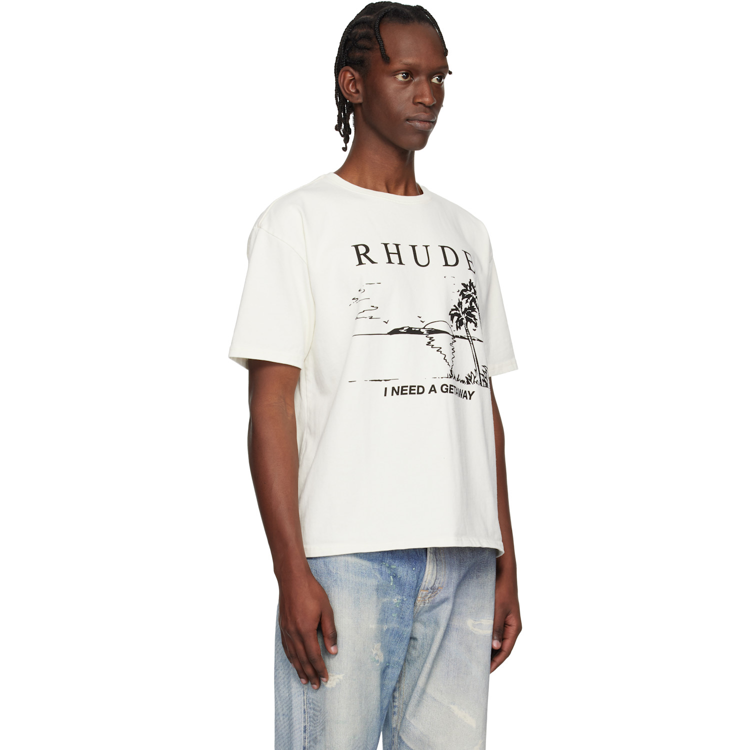  Rhude Off-white 'i Need A Getaway' T-shirt 