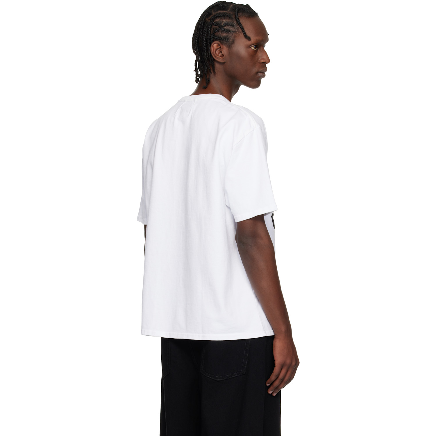  Rhude White Oversized Chateau Crest T-shirt 