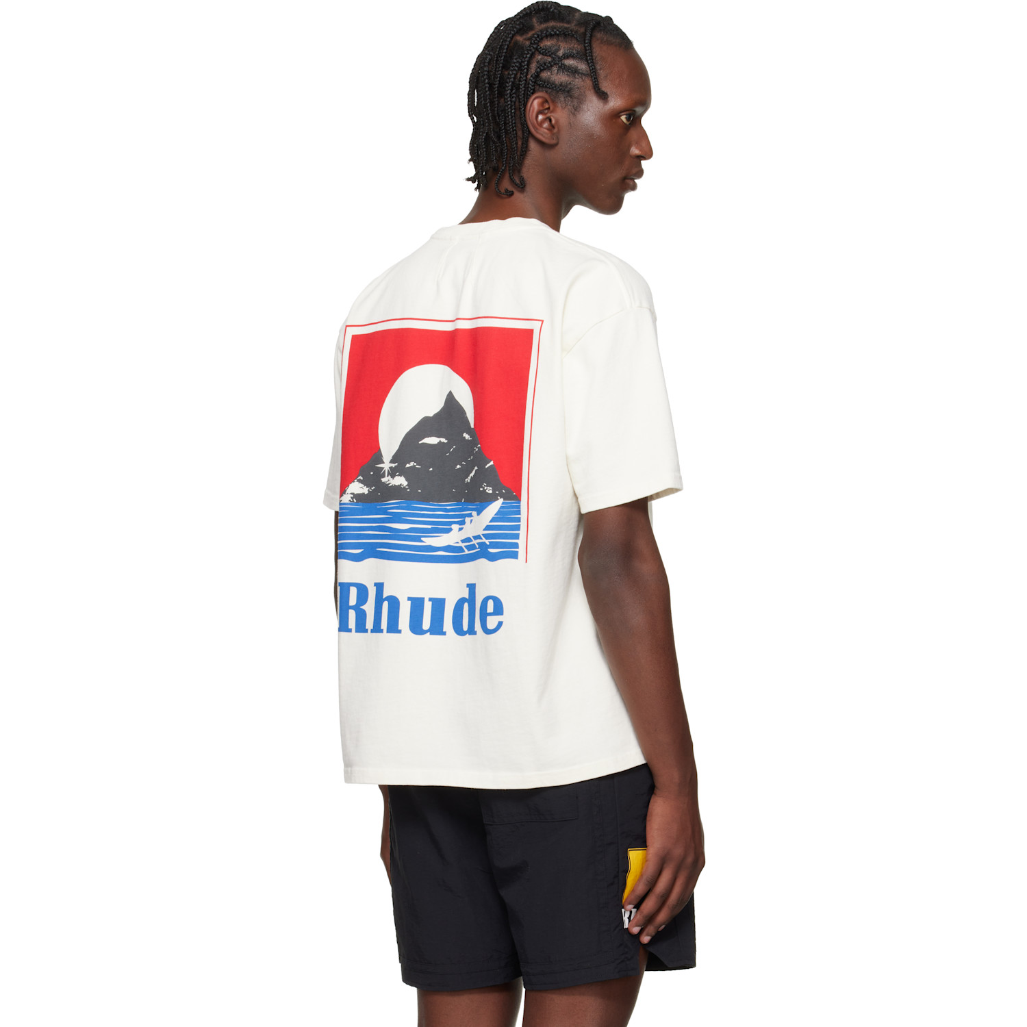  Rhude Off-white Moonlight Regatta T-shirt 