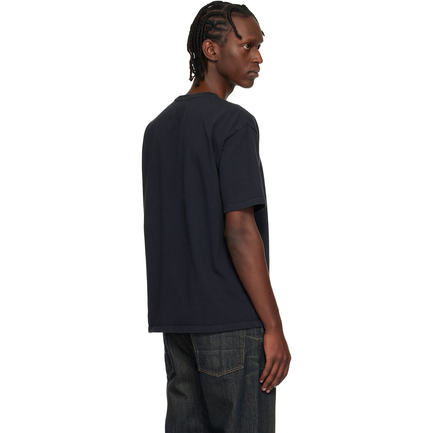  Rhude Black Ramatuelle Intl Racing T-shirt 