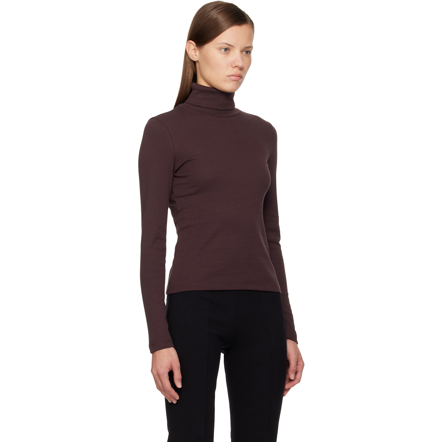  Flore Flore Brown Dinah Turtleneck 