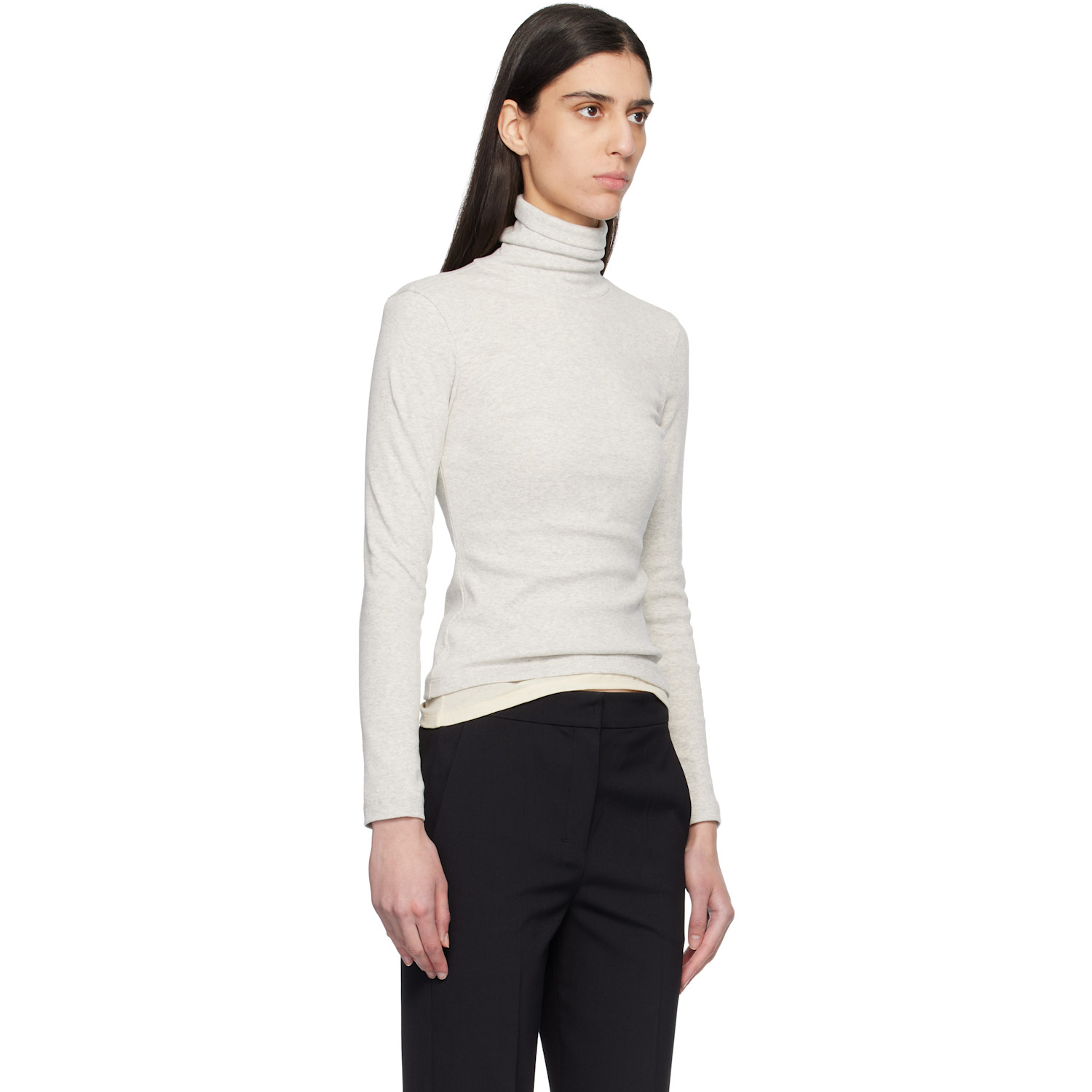  Flore Flore Gray Dinah Turtleneck 