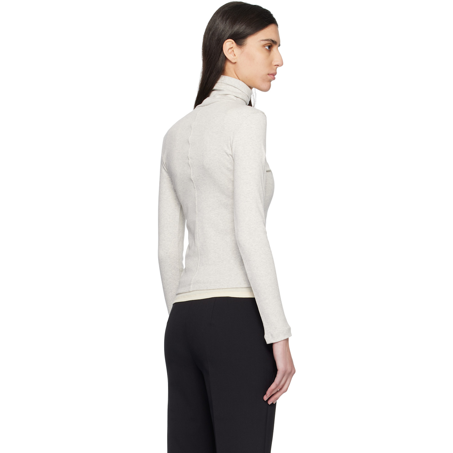  Flore Flore Gray Dinah Turtleneck 