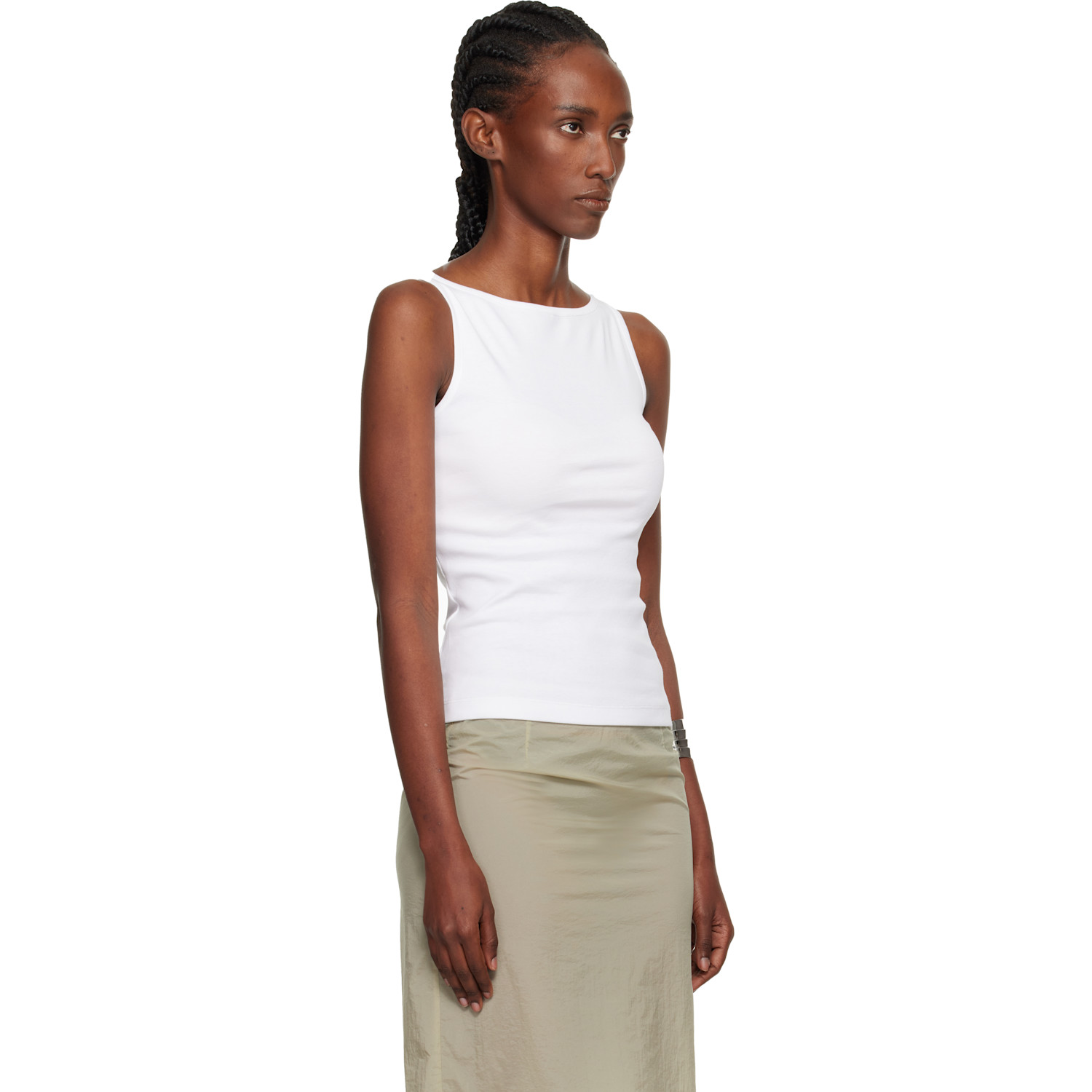  Flore Flore White Timmi Tank Top 