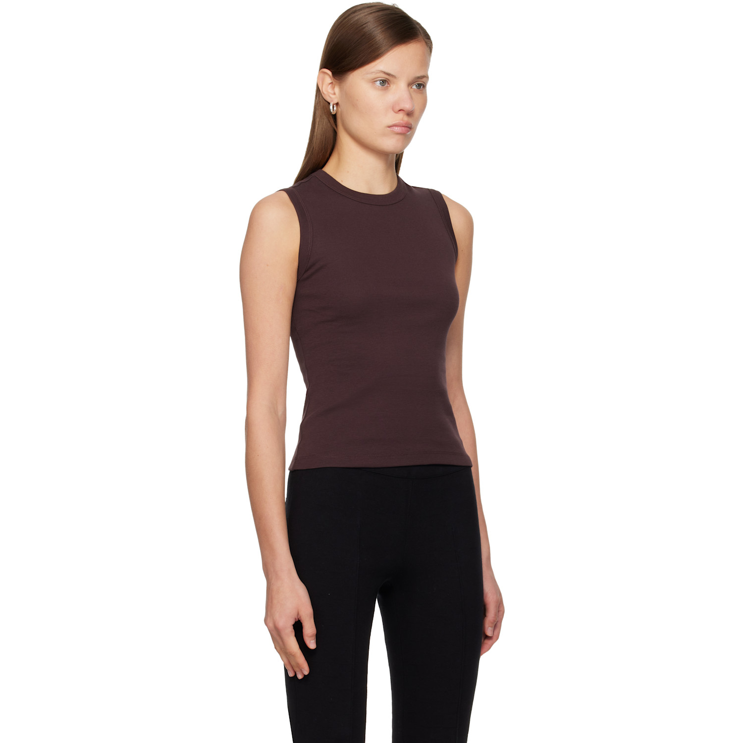  Flore Flore Brown Esmé Tank Top 