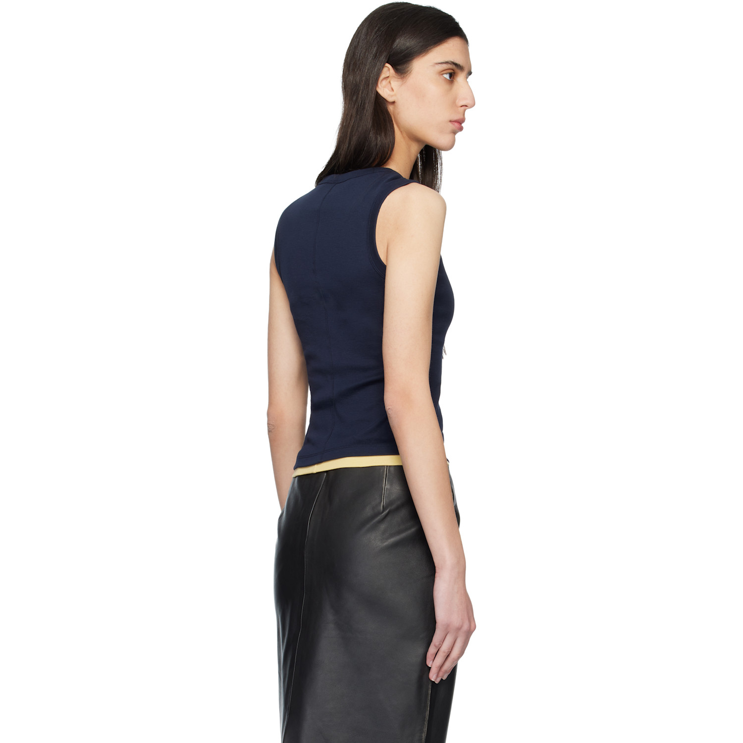  Flore Flore Navy Jill Tank Top 