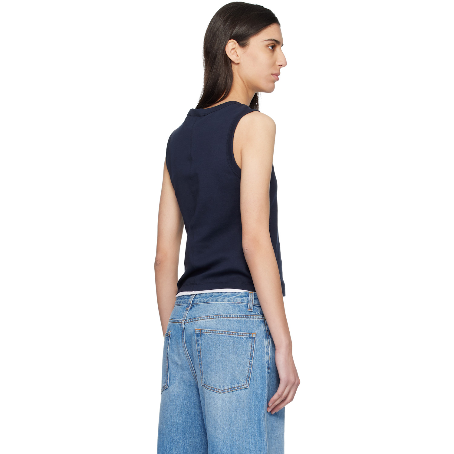  Flore Flore Navy Jess Tank Top 