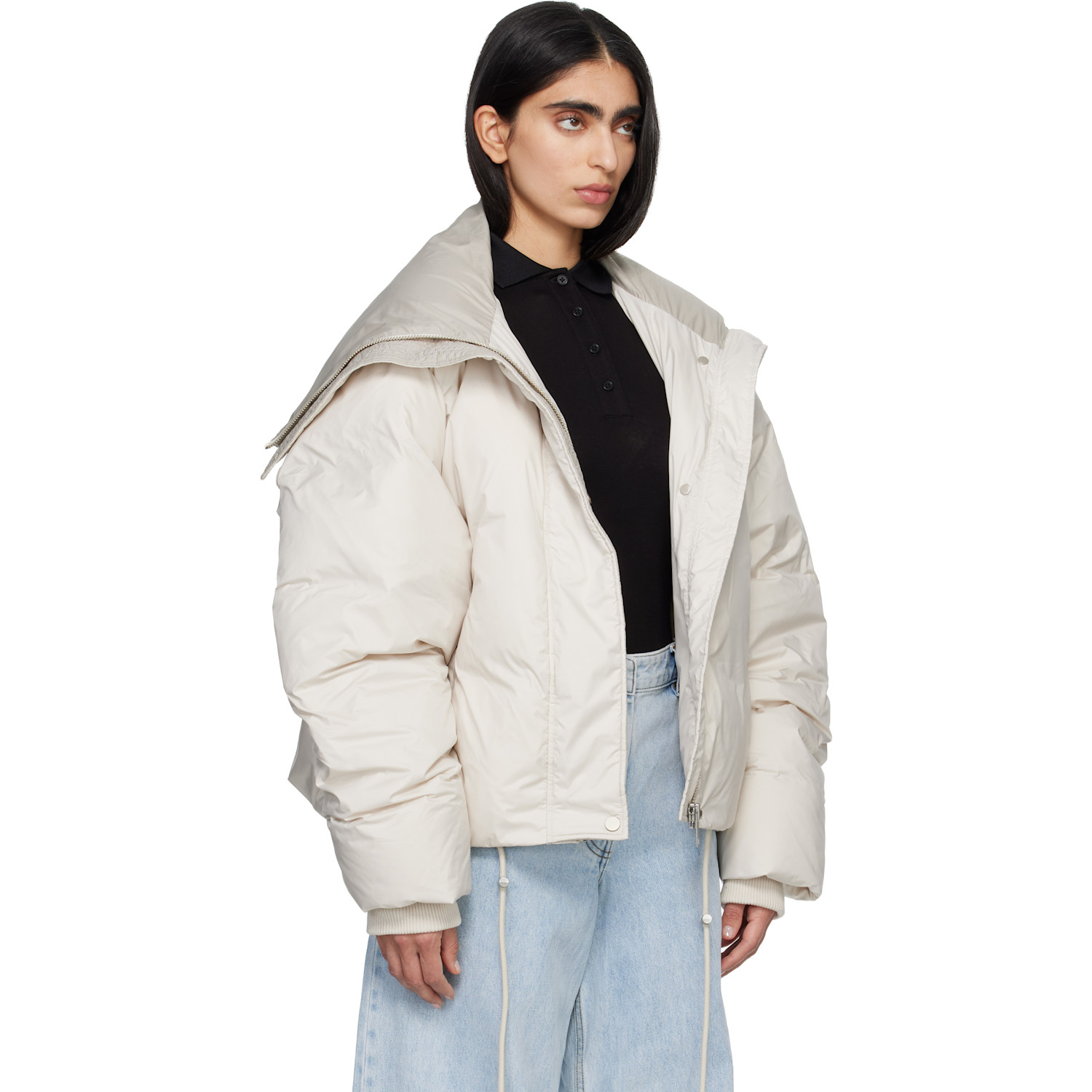  Entire Studios Off-white Kelly Down Jacket 
