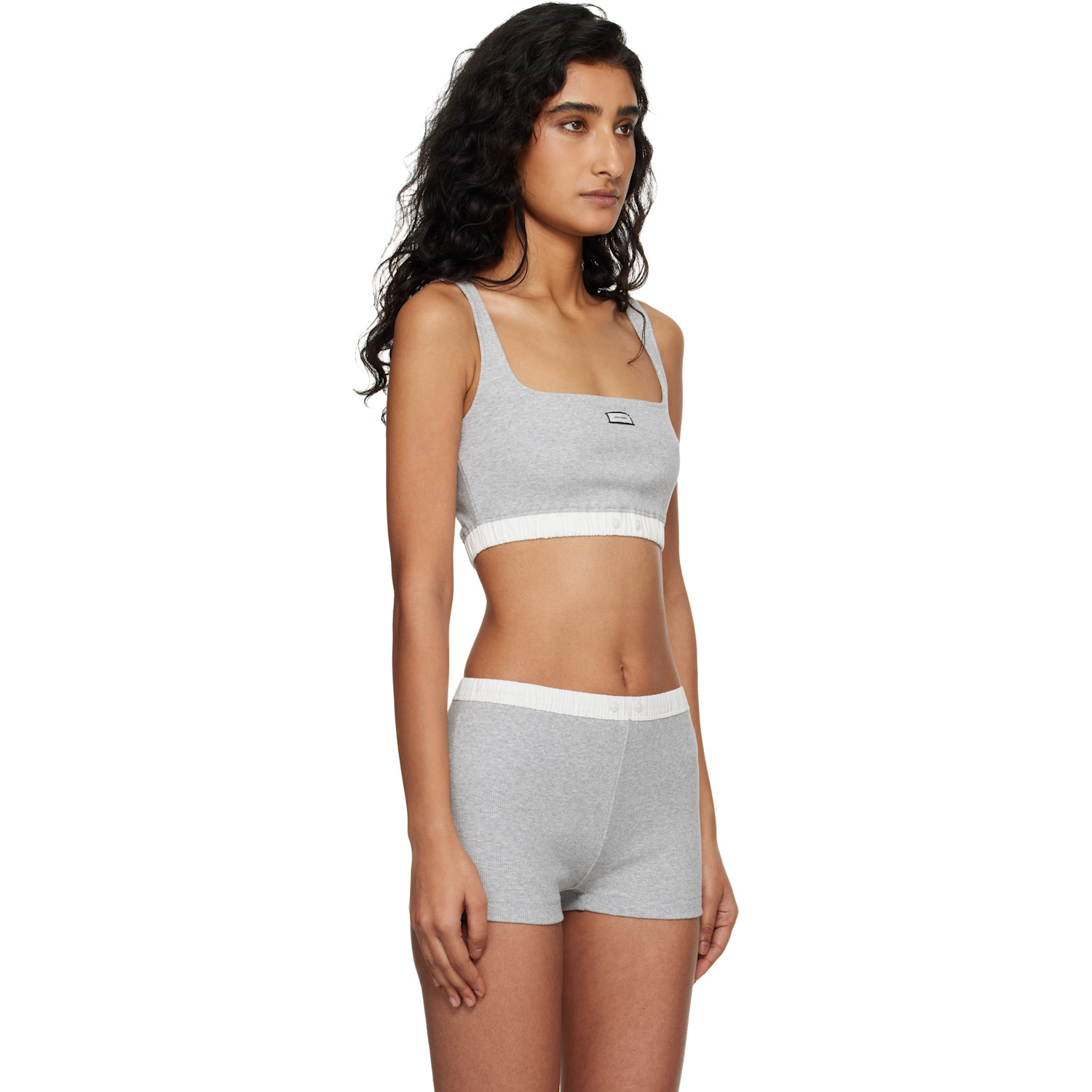  Entire Studios Gray Lounge Bra 