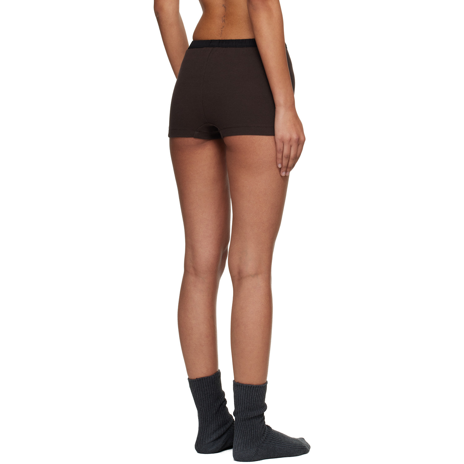  Entire Studios Brown Lounge Shorts 