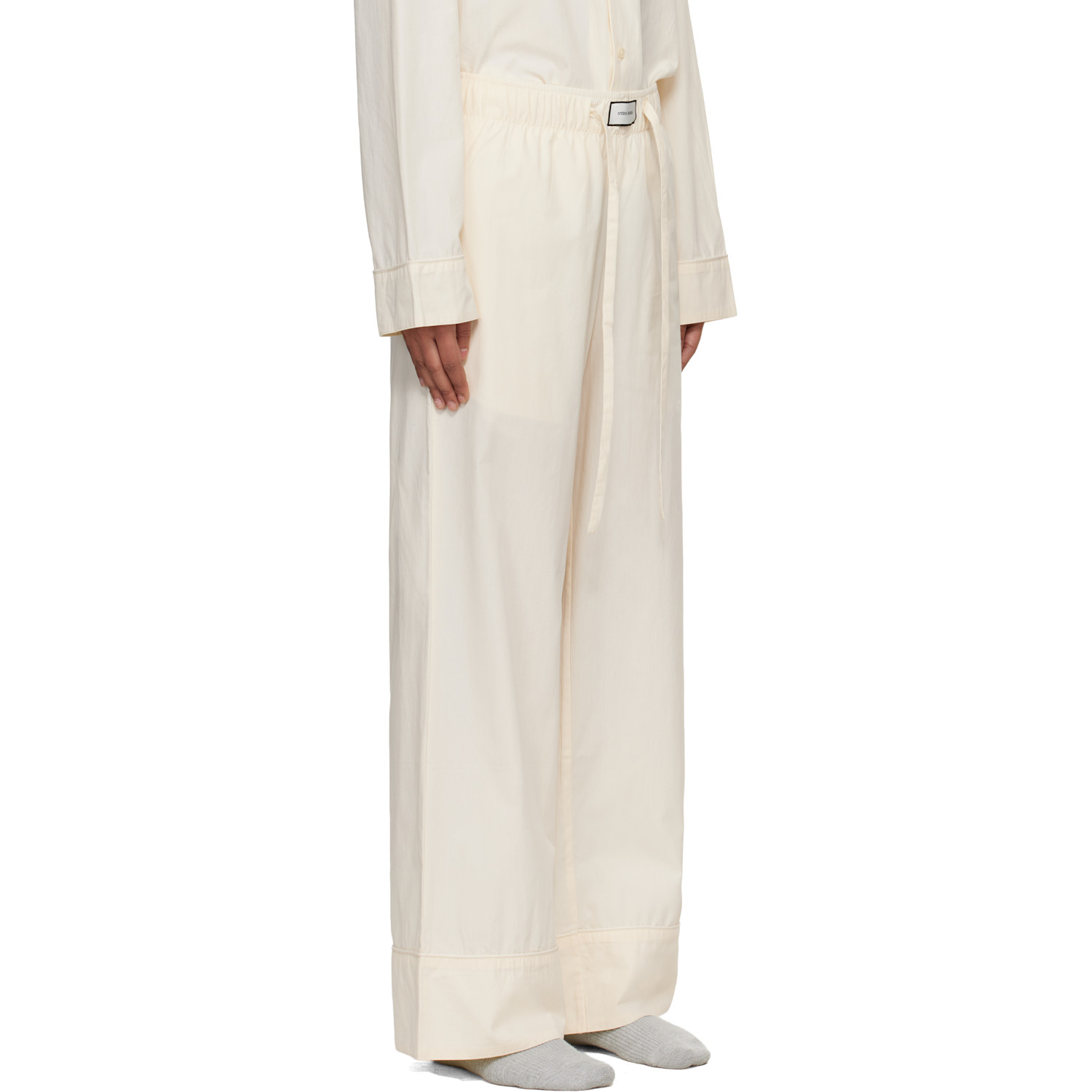  Entire Studios Off-white Pajama Lounge Pants 