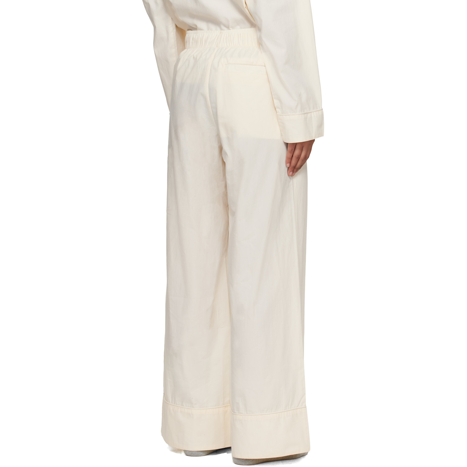  Entire Studios Off-white Pajama Lounge Pants 