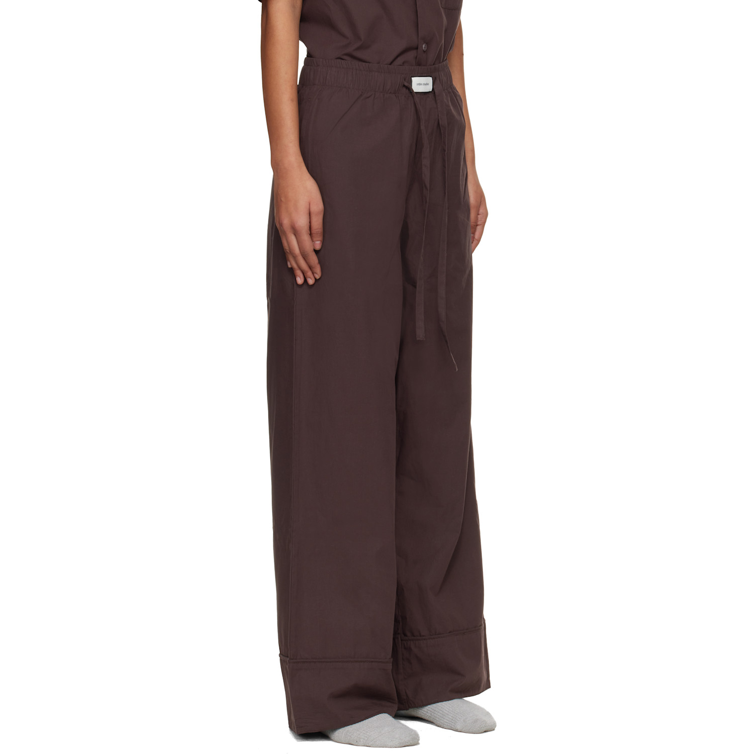  Entire Studios Brown Pajama Lounge Pants 