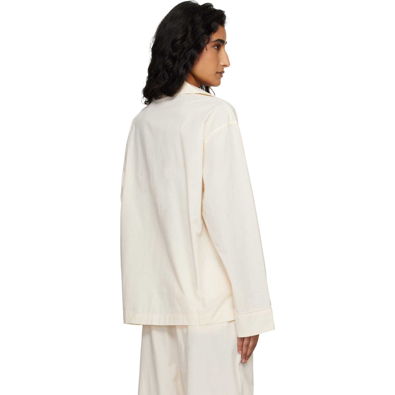  Entire Studios Off-white Ls Pyjama Shirt 