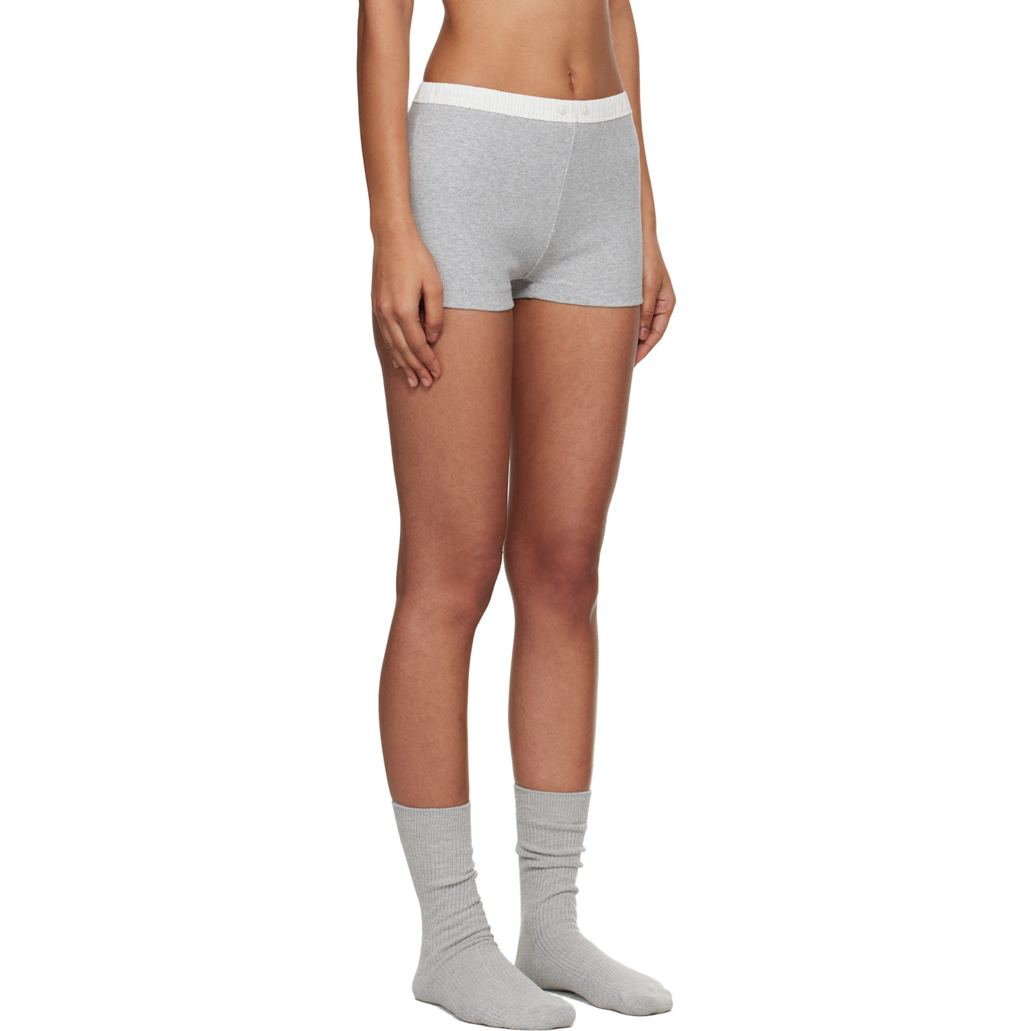  Entire Studios Gray Lounge Shorts 
