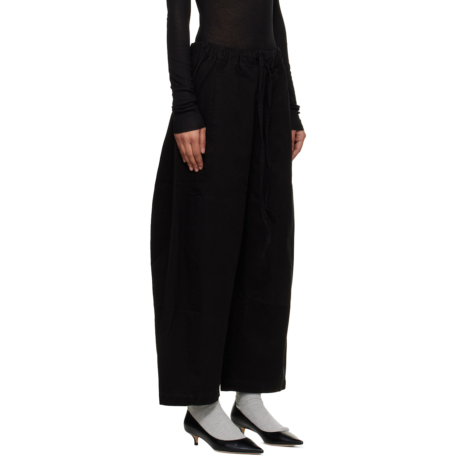  Entire Studios Black Loft Trousers 