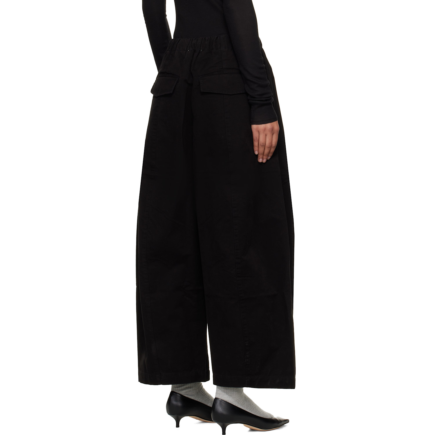  Entire Studios Black Loft Trousers 