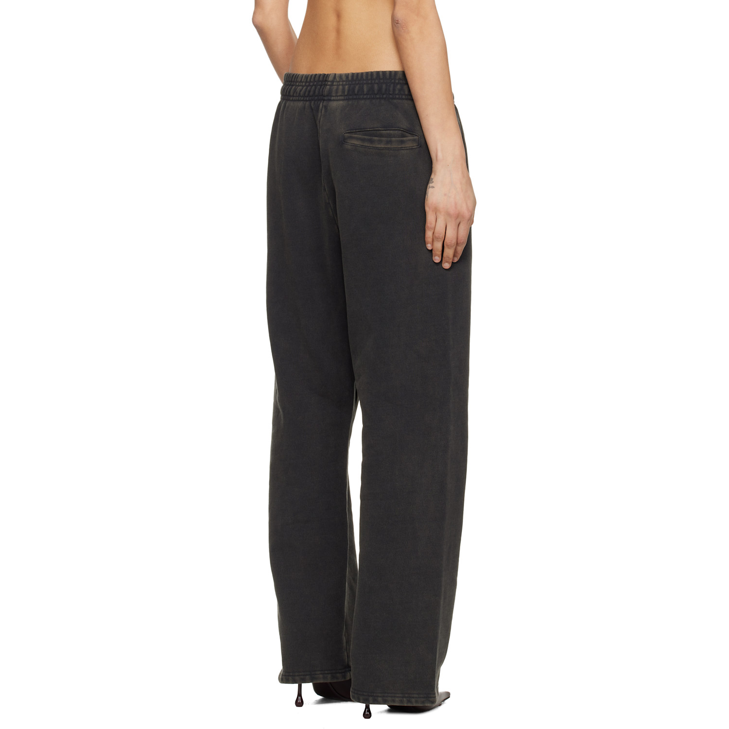  Entire Studios Black Straight Leg Sweatpants 