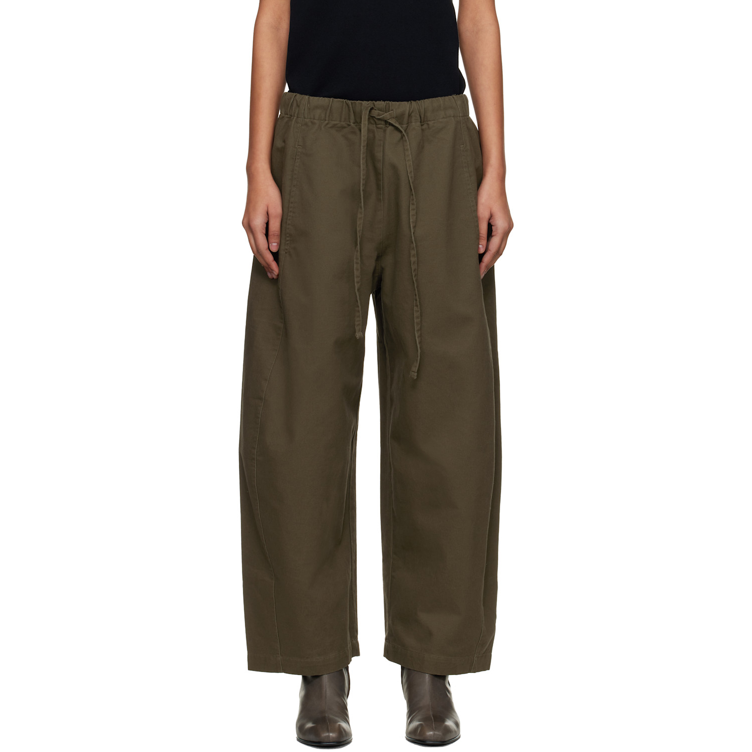 Entire Studios Khaki Loft Trousers