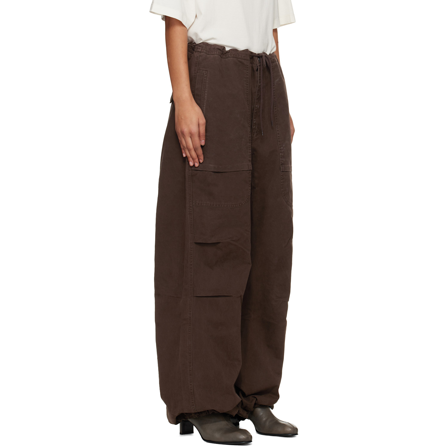  Entire Studios Brown Barren Cargo Pants 