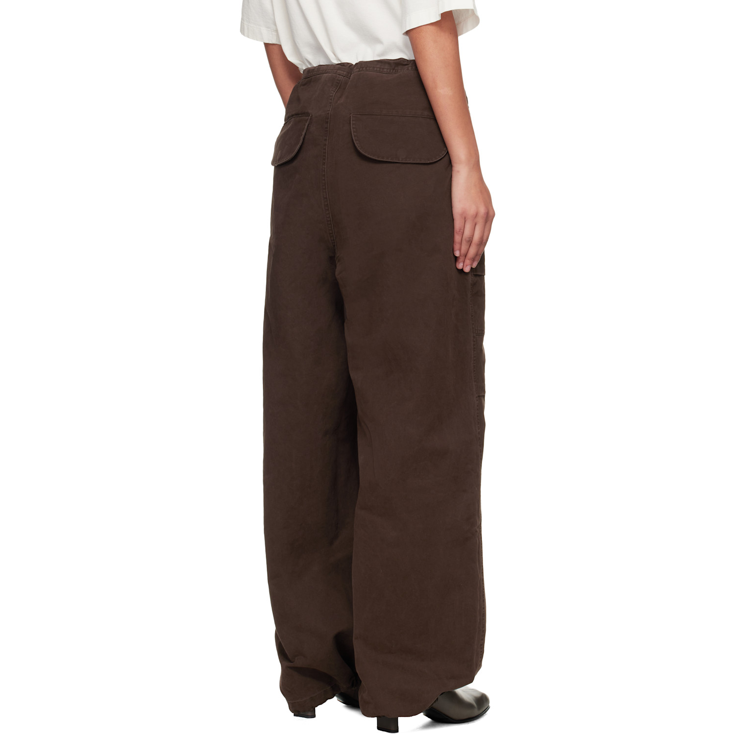  Entire Studios Brown Barren Cargo Pants 