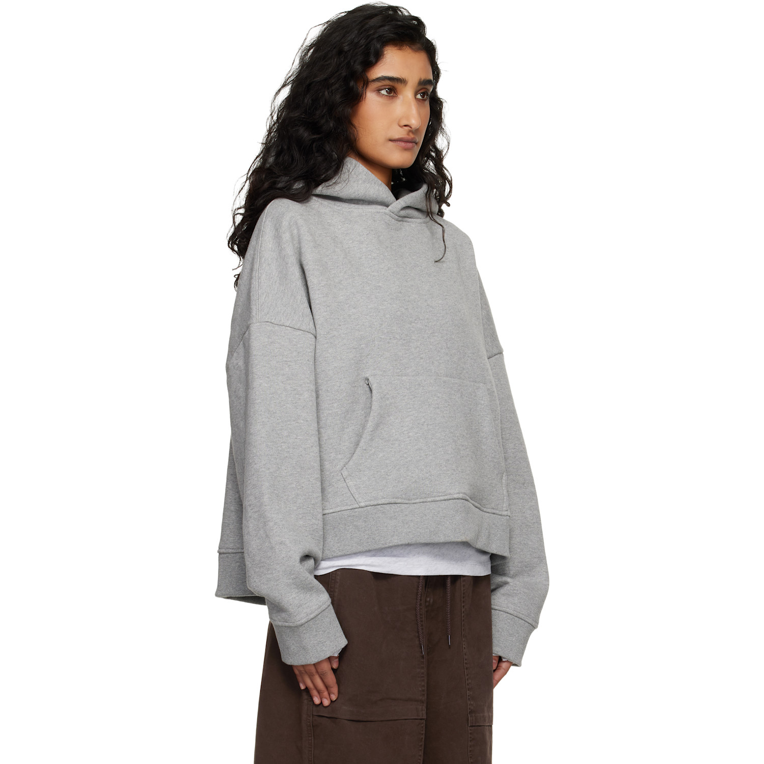  Entire Studios Gray Heavy Hoodie 