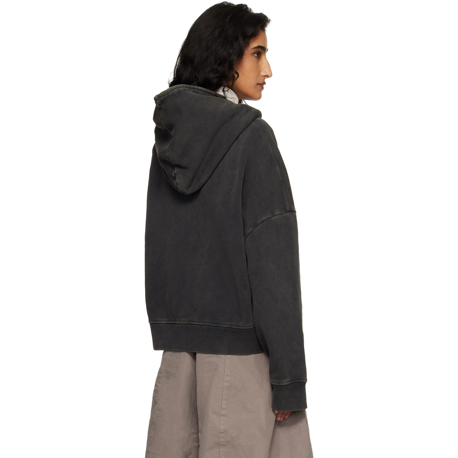  Entire Studios Black Eternal Zip Hoodie 