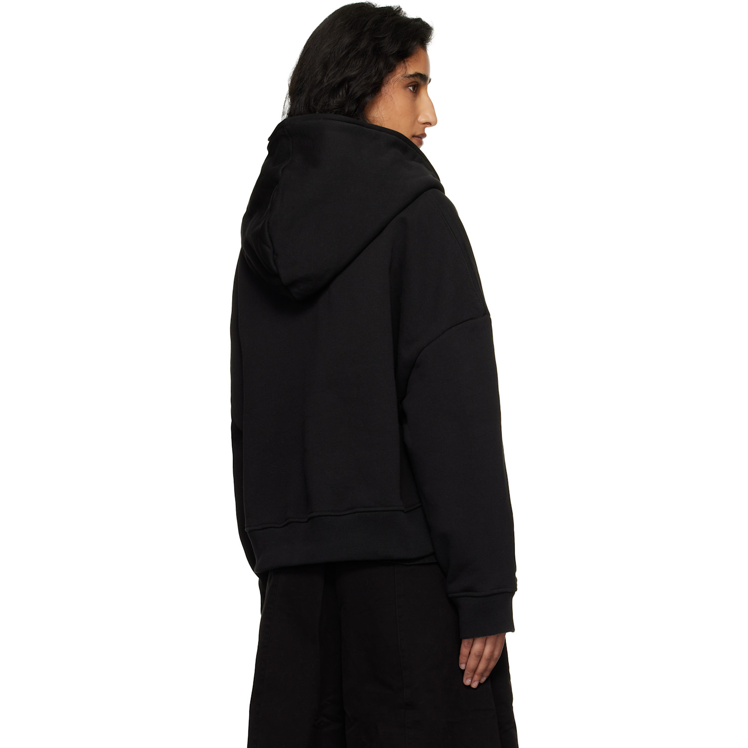  Entire Studios Black Eternal Zip Hoodie 