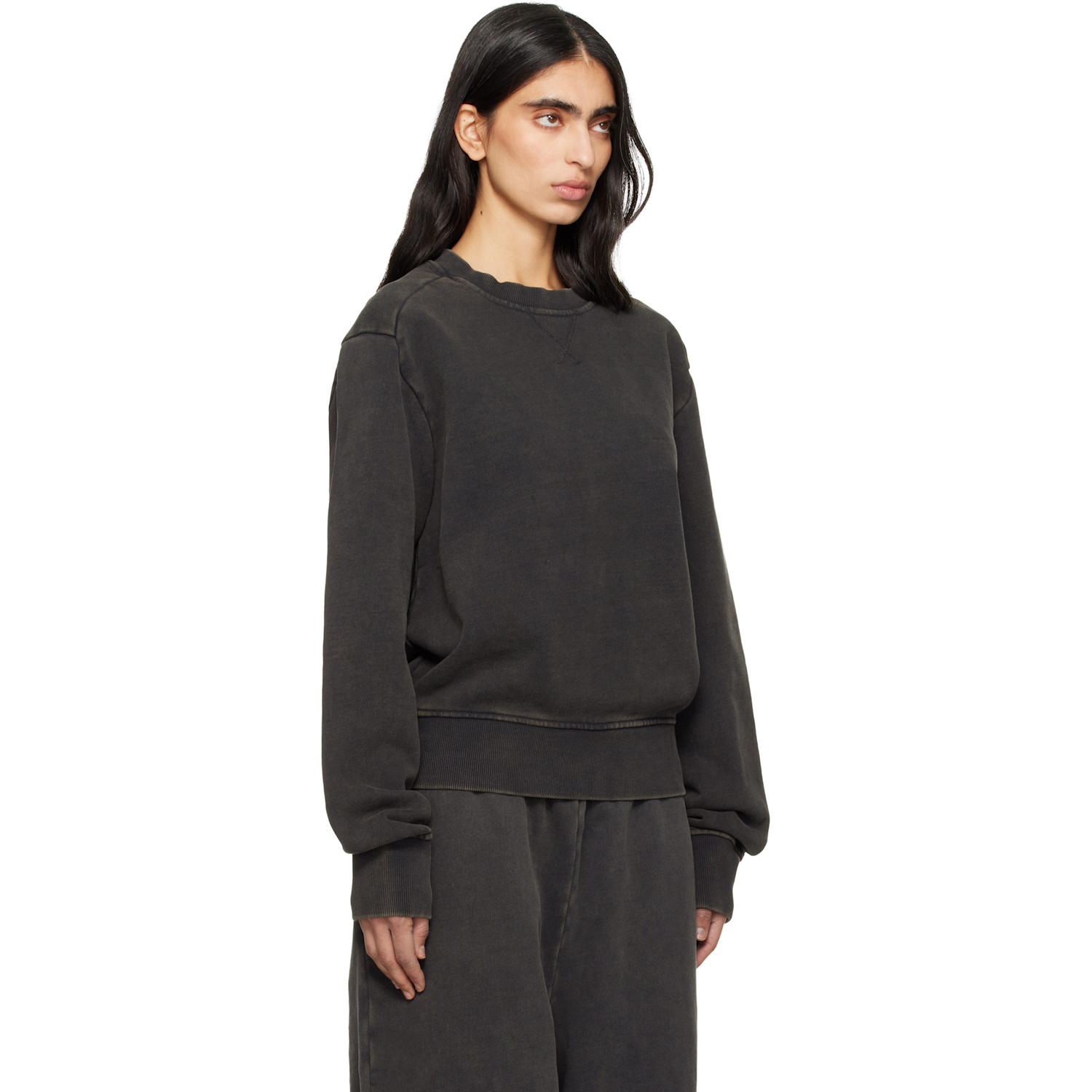  Entire Studios Black Pod Crew Sweatshirt 