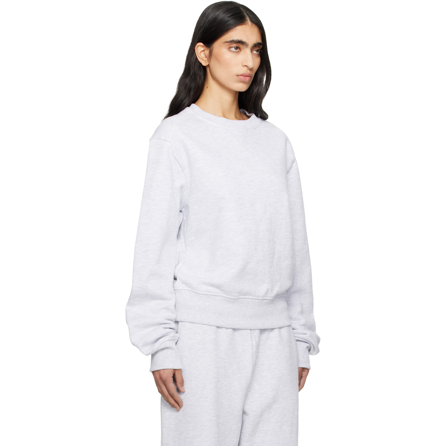  Entire Studios Gray Pod Crew Sweatshirt 