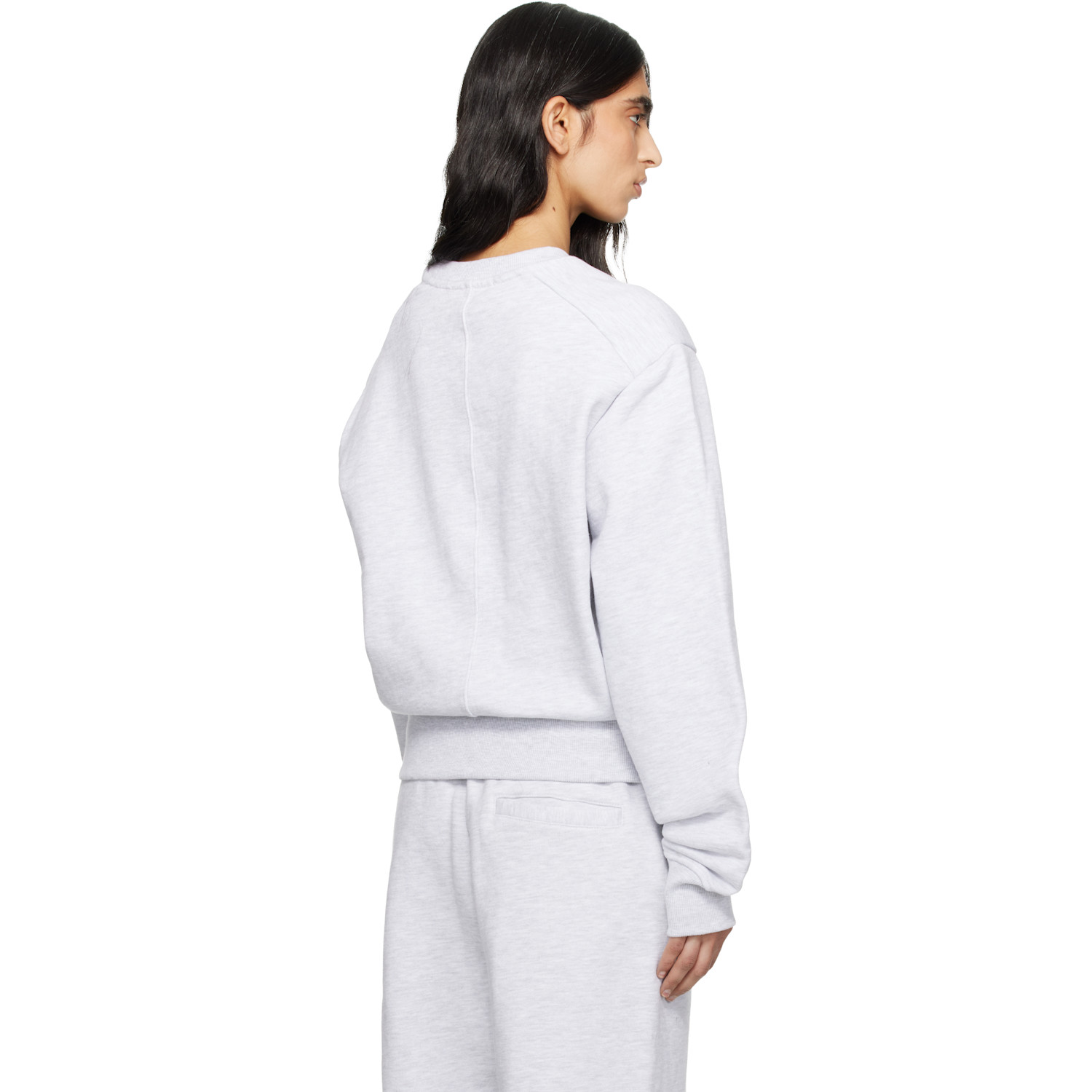  Entire Studios Gray Pod Crew Sweatshirt 