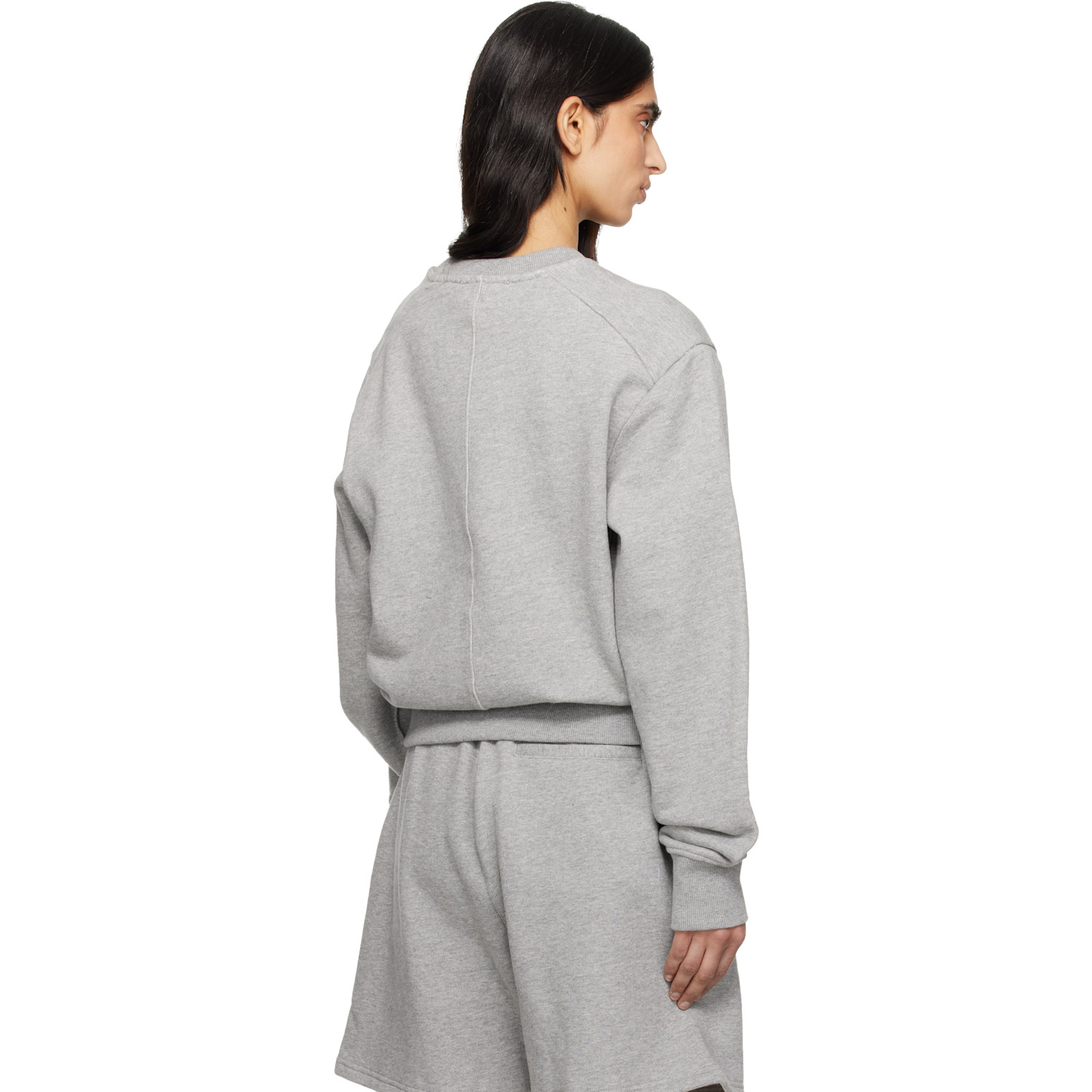  Entire Studios Gray Pod Crew Sweatshirt 