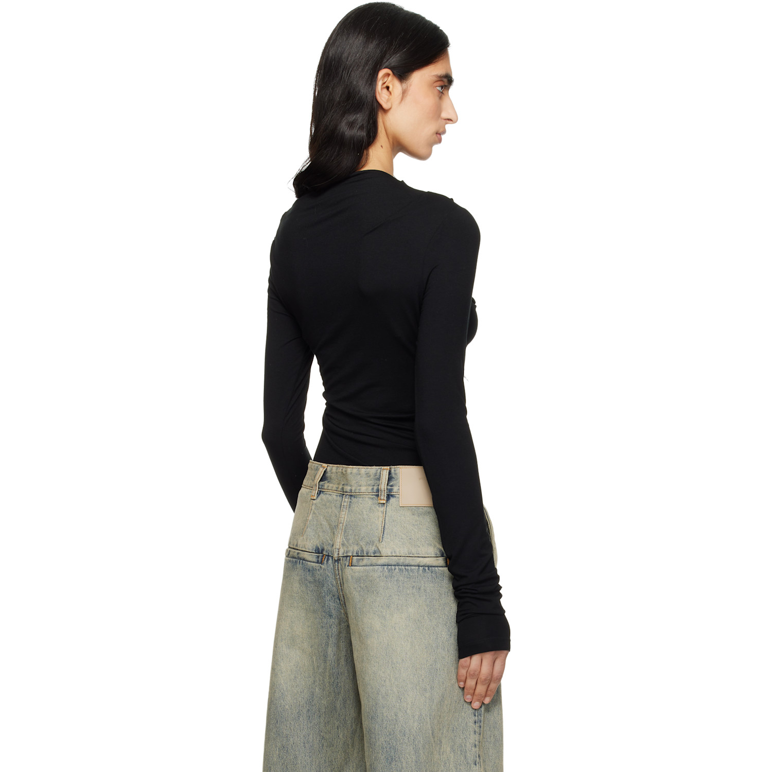  Entire Studios Black Drape Top 