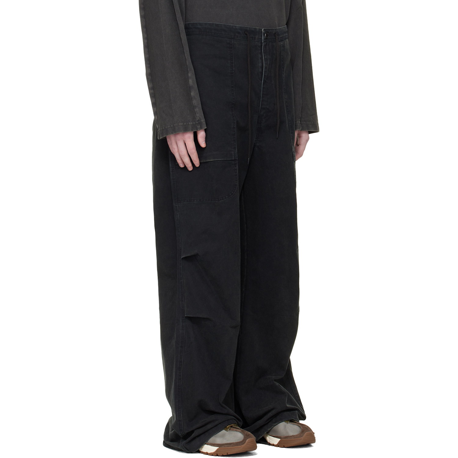  Entire Studios Black Barren Cargo Pants 