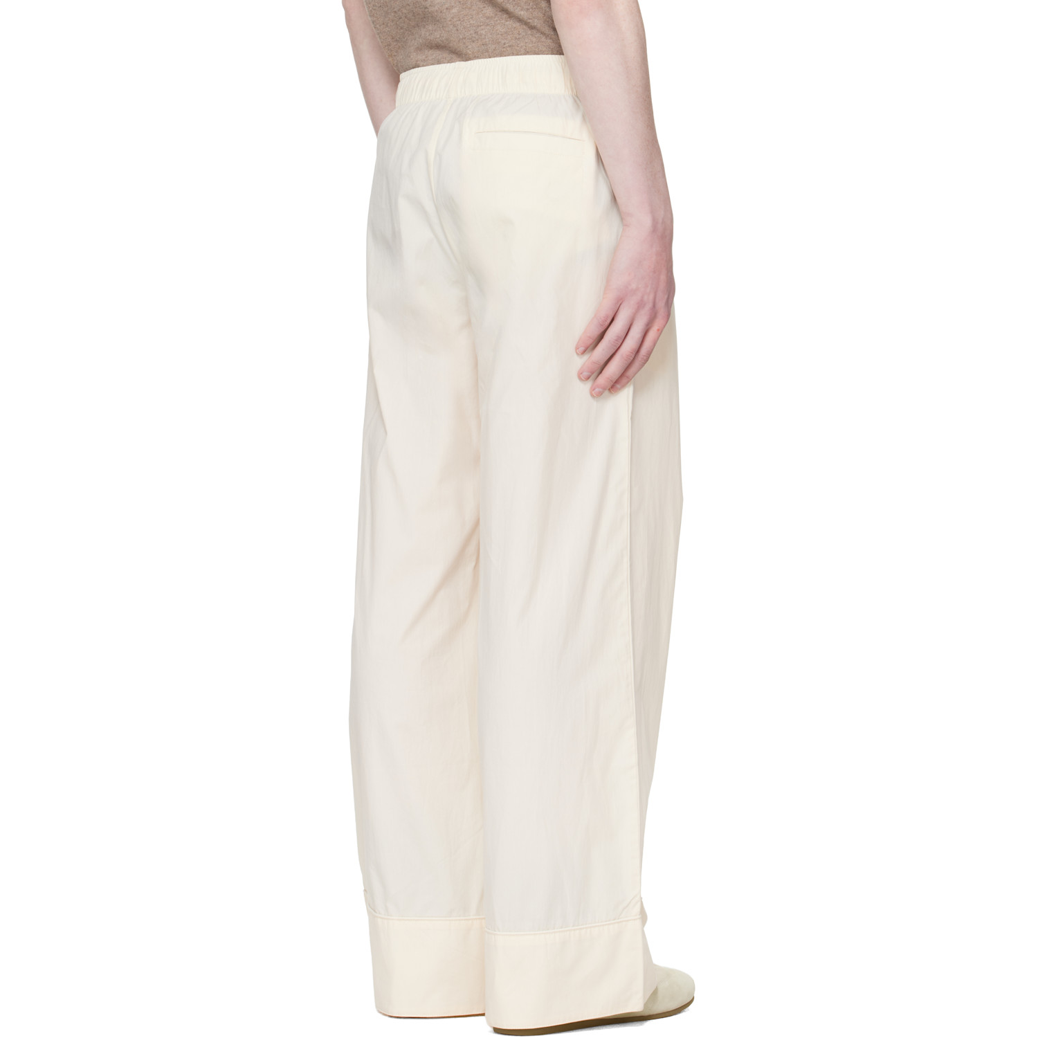  Entire Studios Off-white Pajama Lounge Pants 