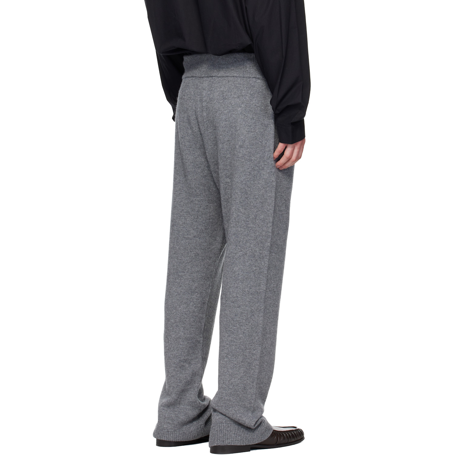 Entire Studios Gray Knit Lounge Pants 