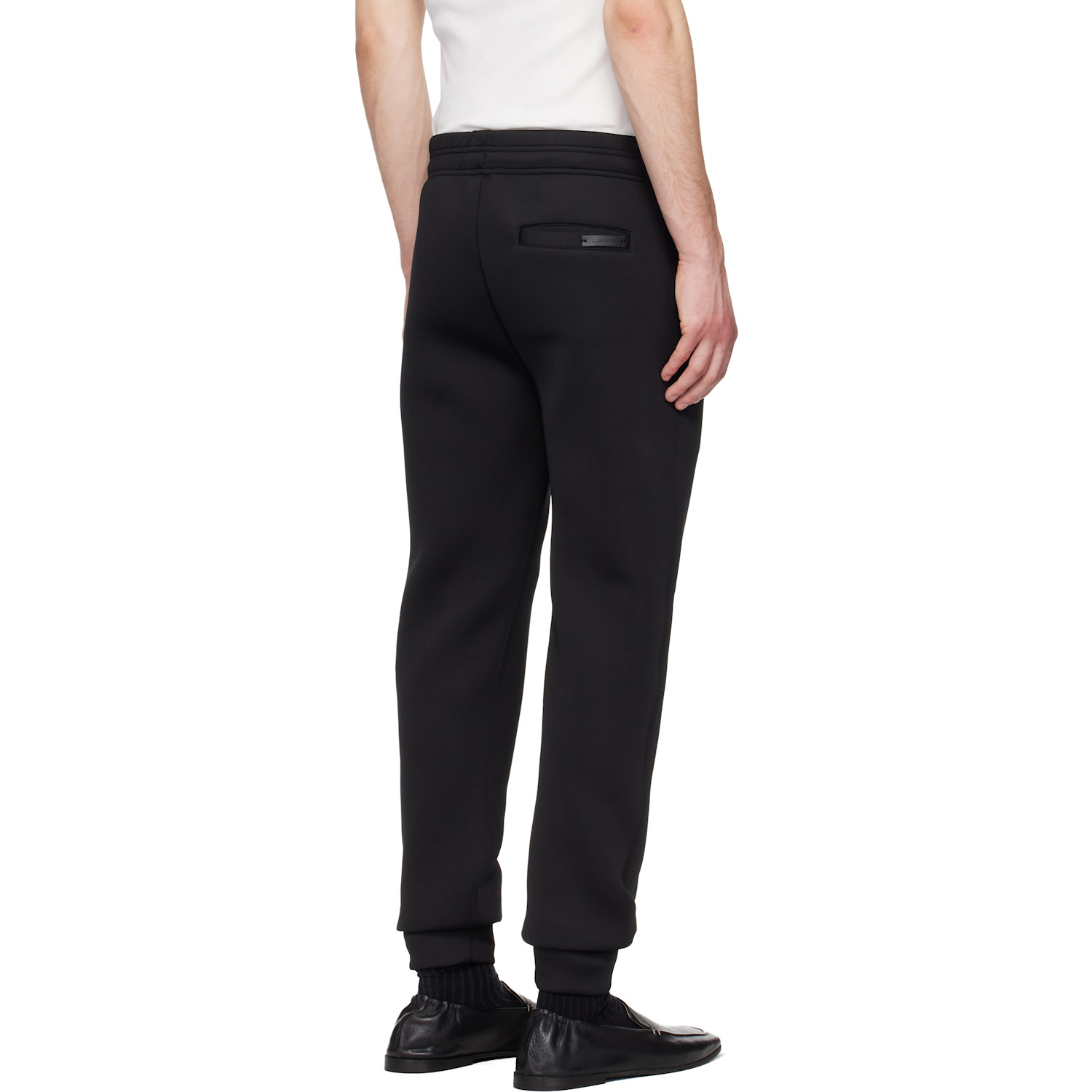 Entire Studios Black Slim Scuba Sweatpants 