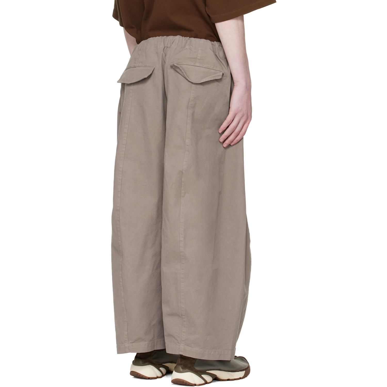  Entire Studios Taupe Loft Trousers 