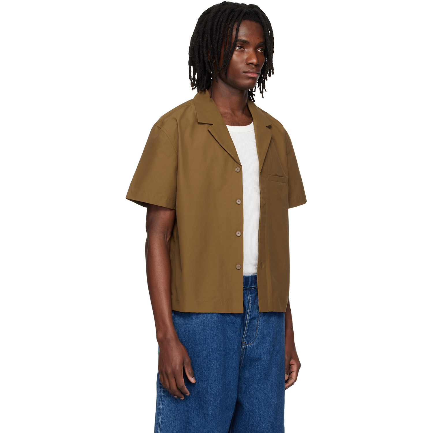  Entire Studios Brown Strand Shirt 