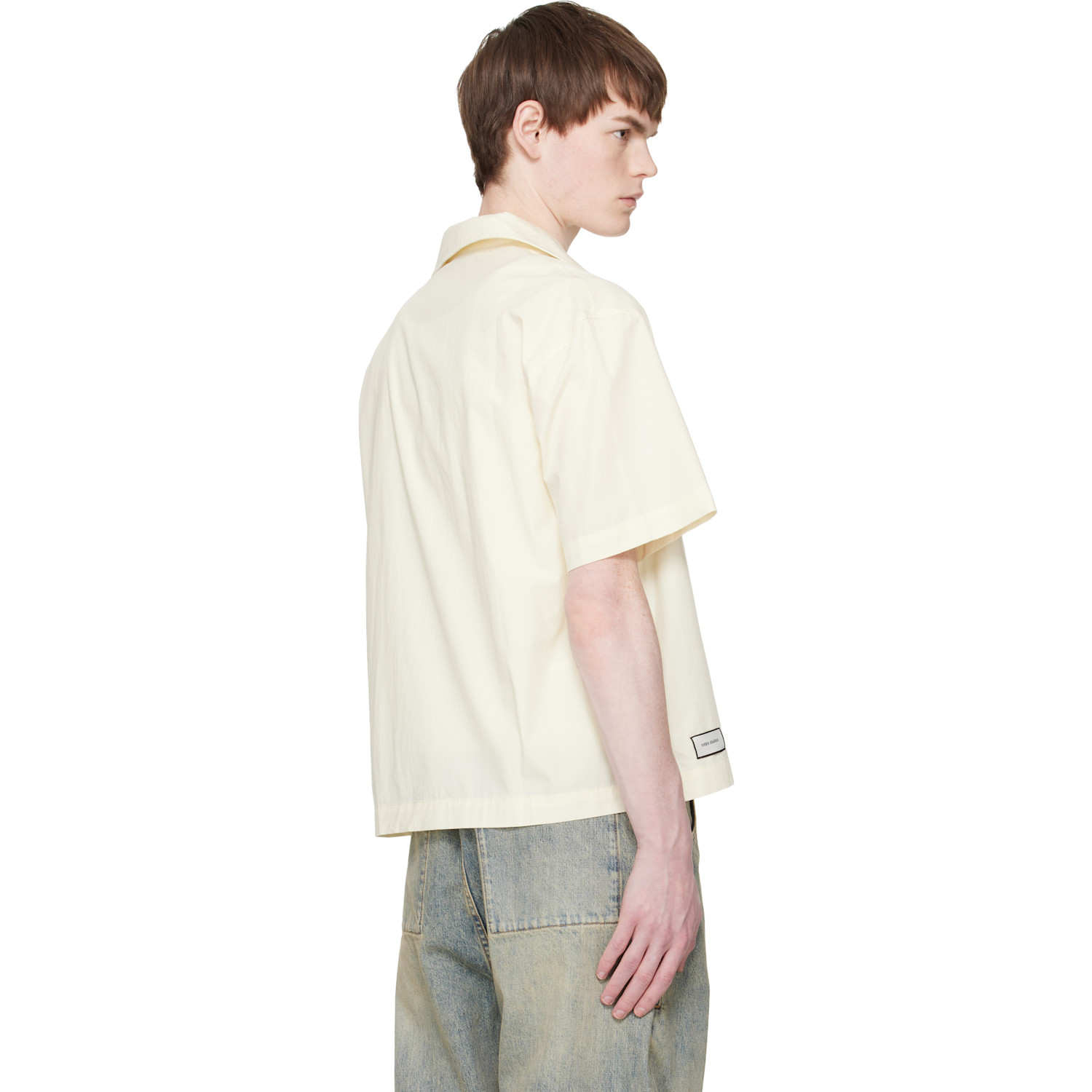 Entire Studios Off-white S/s Pajama Shirt 