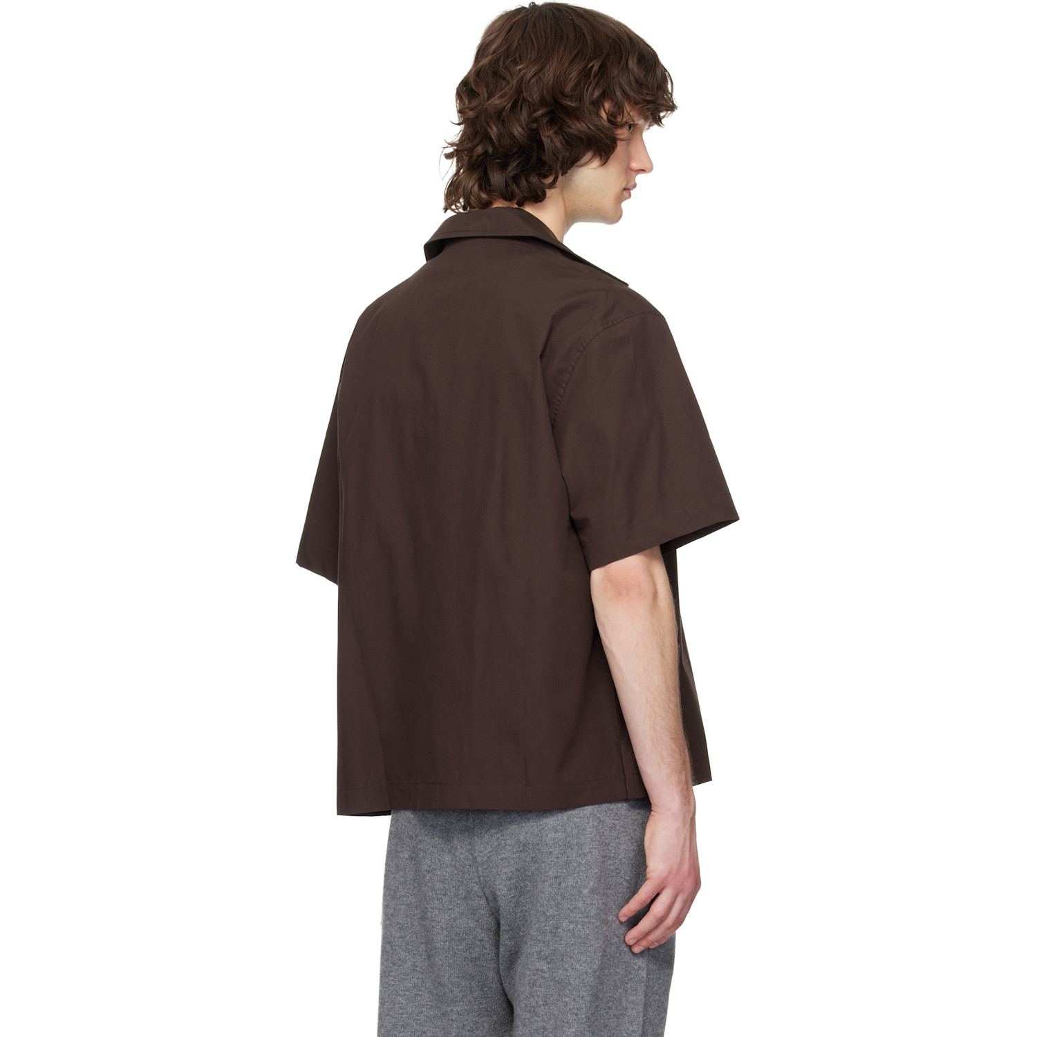  Entire Studios Brown Pajama Shirt 