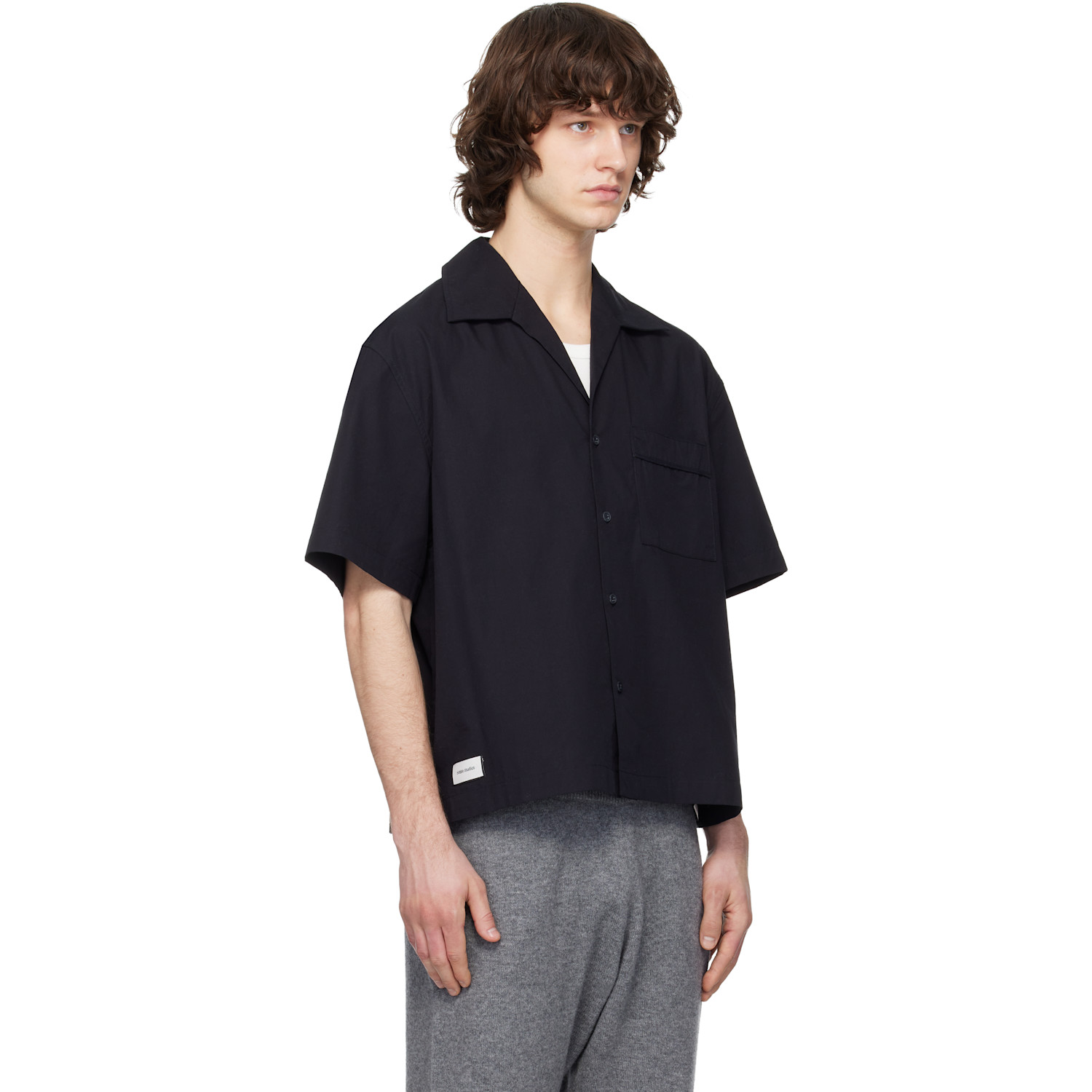  Entire Studios Black Pajama Shirt 