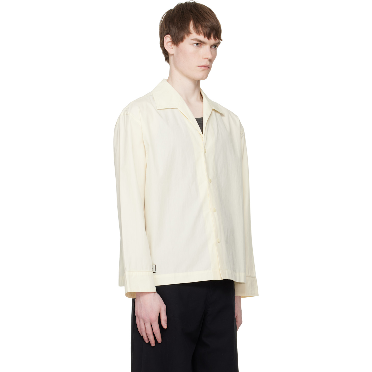  Entire Studios Off-white Ls Pajama Shirt 