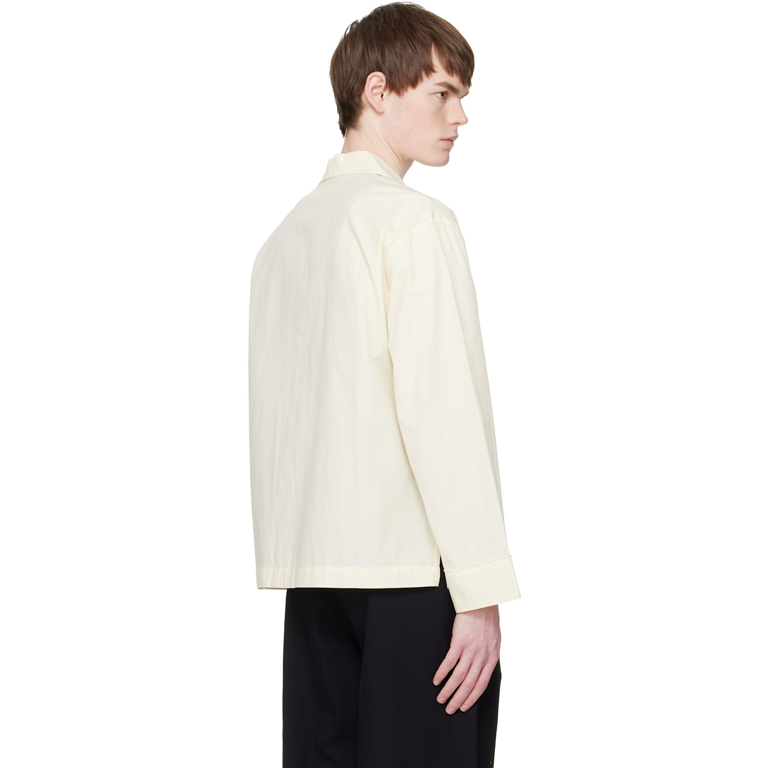  Entire Studios Off-white Ls Pajama Shirt 