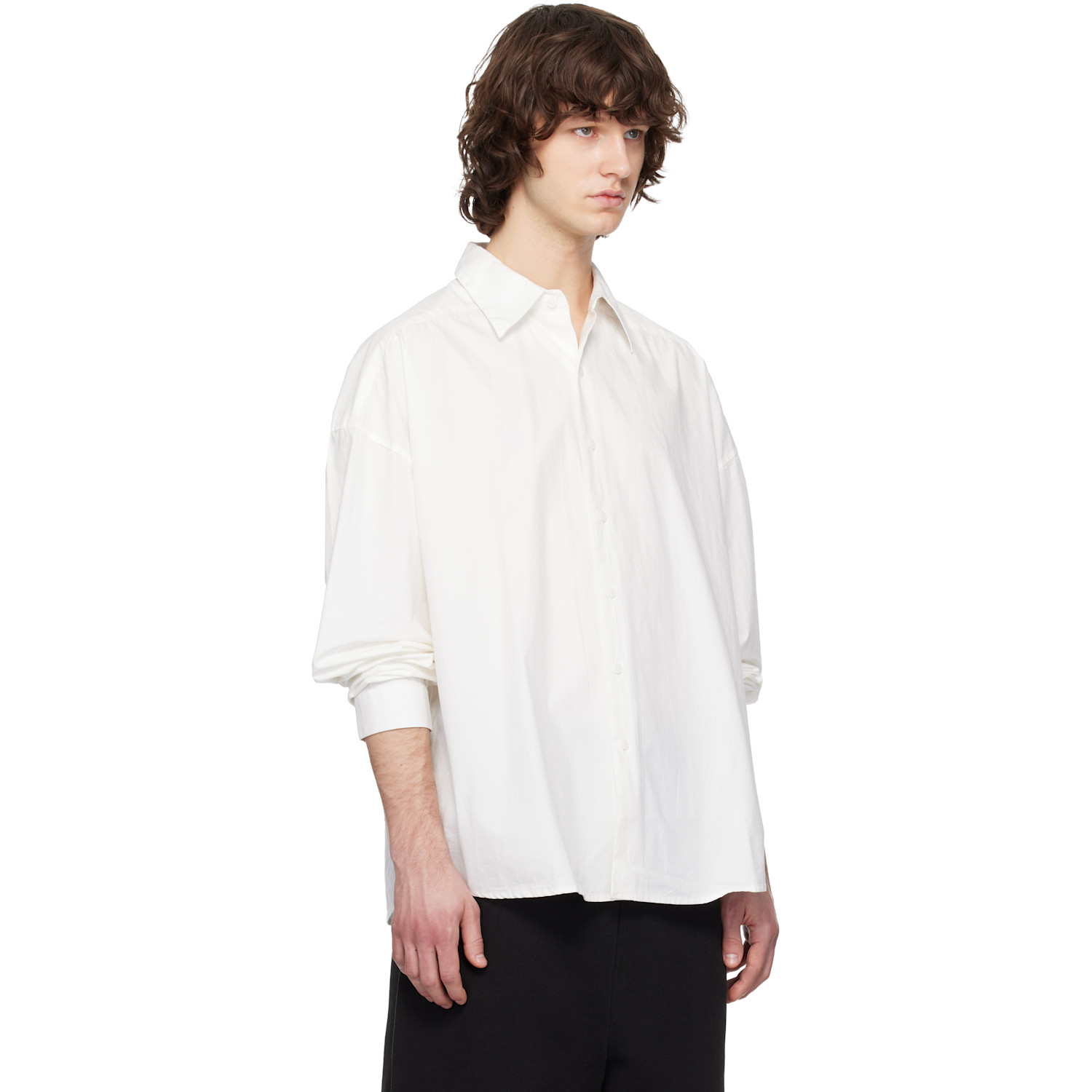  Entire Studios White Miller Shirt 