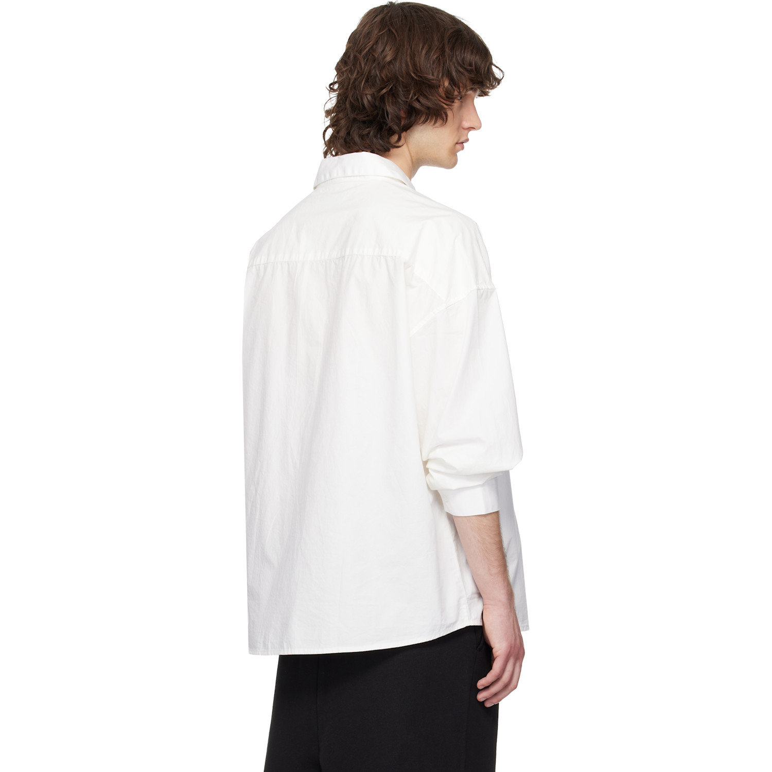  Entire Studios White Miller Shirt 