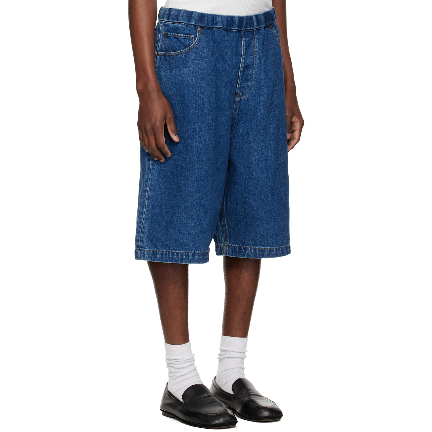  Entire Studios Blue Spar Shorts 